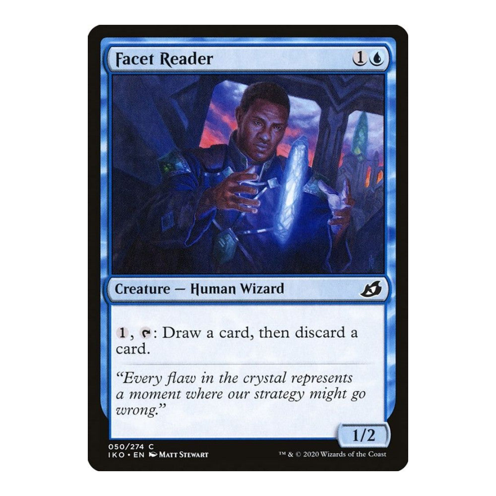 2020 Magic: The Gathering: Ikoria: Lair of Behemoths (IKO) - Facet Reader (#50, Common) (Foil, Near Mint)