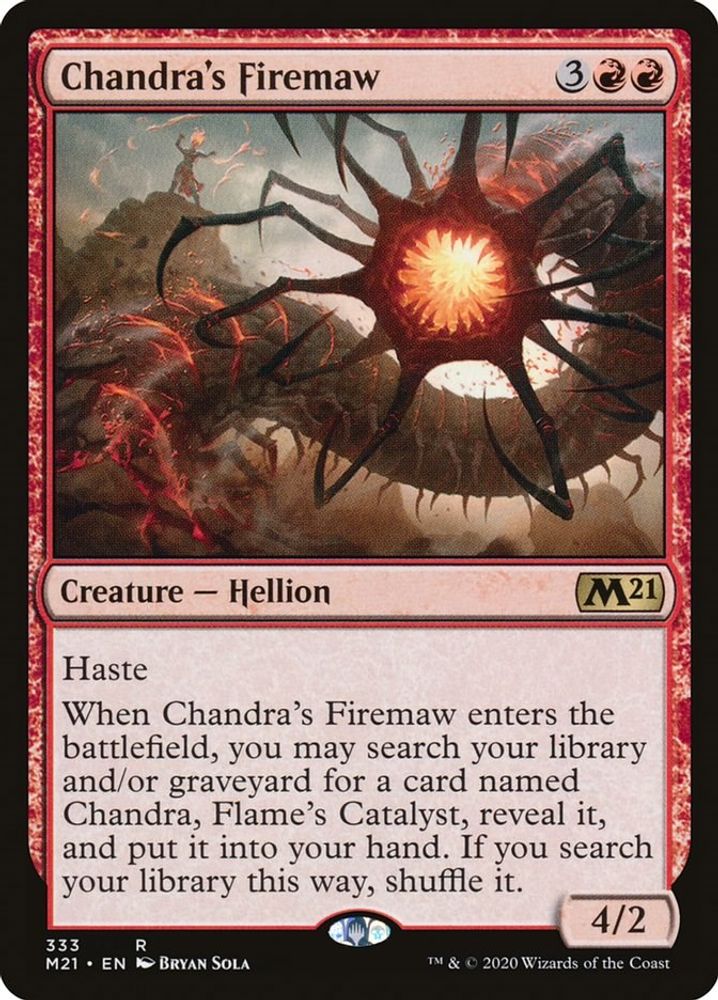 2020 Magic: The Gathering: Core Set 2021 (M21) - Chandras Firemaw (#333, Rare) (, Near Mint)