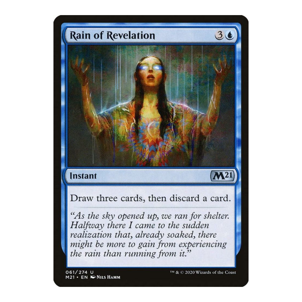 2020 Magic: The Gathering: Core Set 2021 (M21) - Rain of Revelation (#61, Uncommon) (, Near Mint)