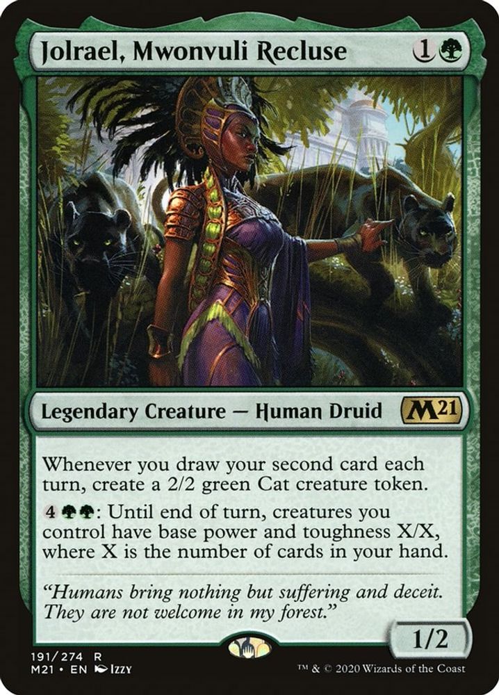 2020 Magic: The Gathering: Core Set 2021 (M21) - Jolrael Mwonvuli Recluse (#191, Rare) (, Near Mint)