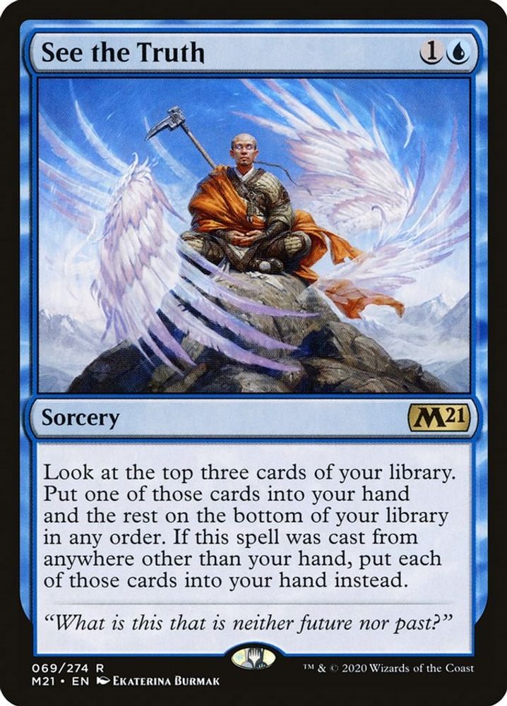 2020 Magic: The Gathering: Core Set 2021 (M21) - See the Truth (#69, Rare) (, Near Mint)