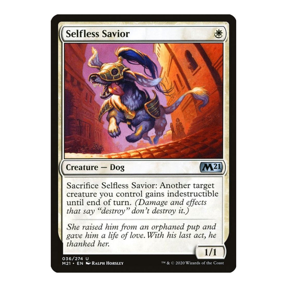 2020 Magic: The Gathering: Core Set 2021 (M21) - Selfless Savior (#36, Uncommon) (, Near Mint)