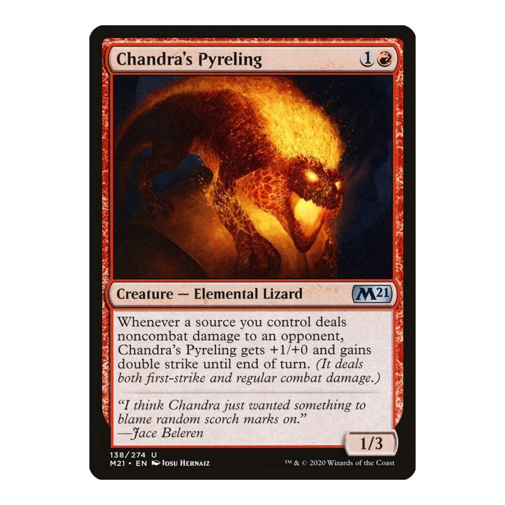 2020 Magic: The Gathering: Core Set 2021 (M21) - Chandras Pyreling (#138, Uncommon) (, Near Mint)