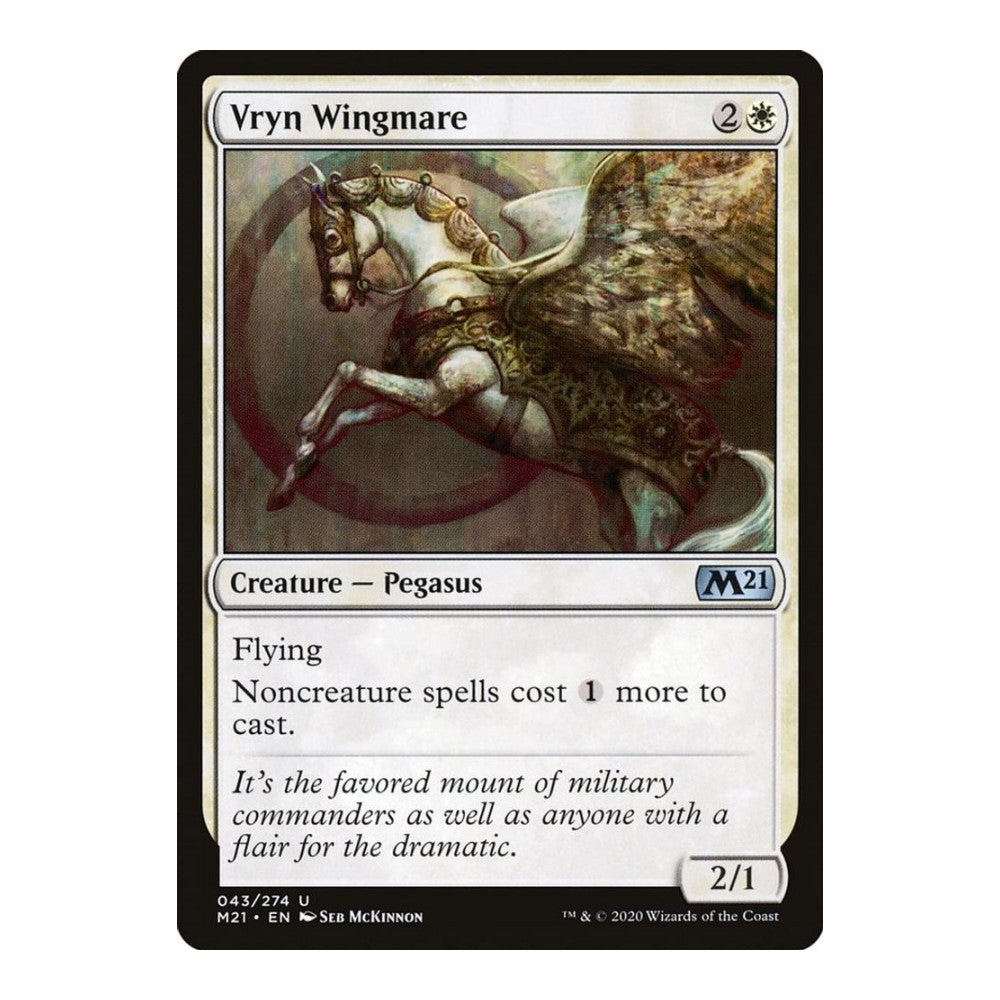 2020 Magic: The Gathering: Core Set 2021 (M21) - Vryn Wingmare (#43, Uncommon) (, Near Mint)