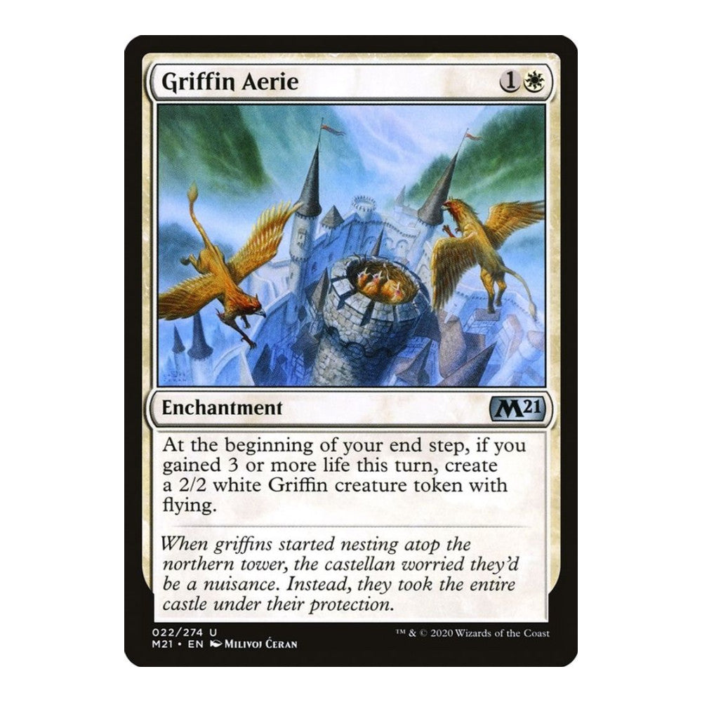 2020 Magic: The Gathering: Core Set 2021 (M21) - Griffin Aerie (#22, Uncommon) (, Near Mint)