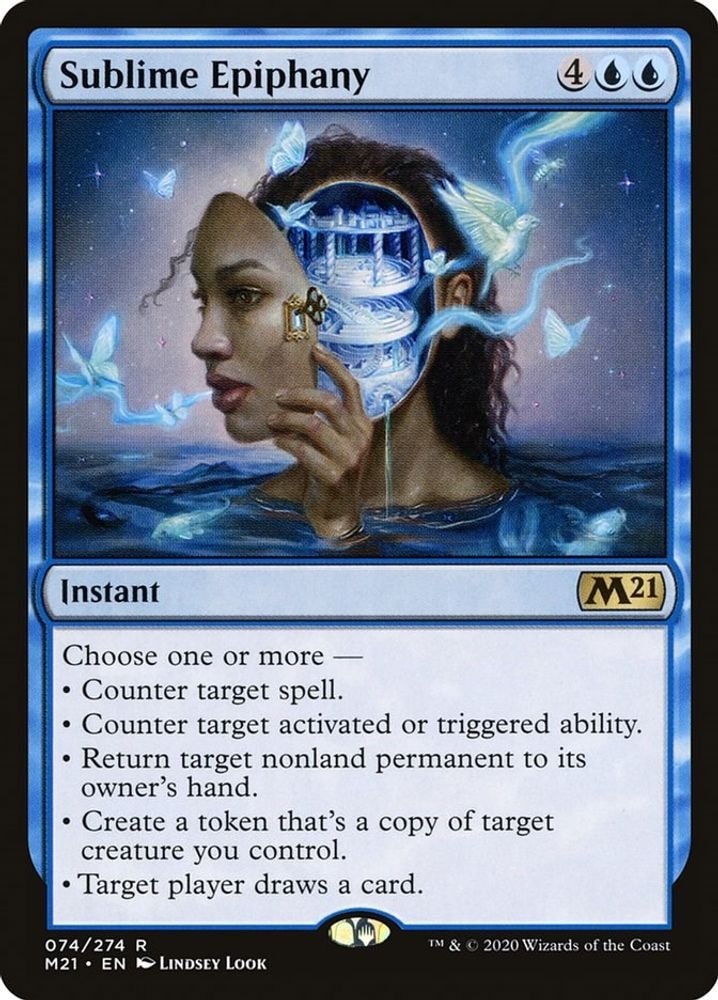 2020 Magic: The Gathering: Core Set 2021 (M21) - Sublime Epiphany (#74, Rare) (, Near Mint)