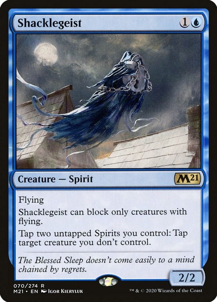 2020 Magic: The Gathering: Core Set 2021 (M21) - Shacklegeist (#70, Rare) (, Near Mint)