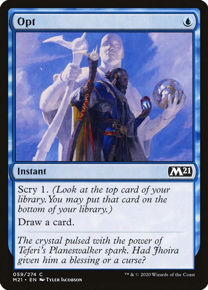 2020 Magic: The Gathering: Core Set 2021 (M21) - Opt (#59, Common) (, Near Mint)