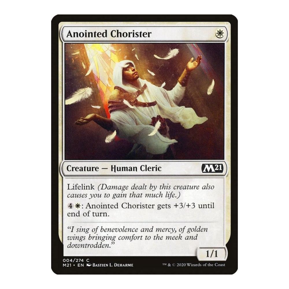 2020 Magic: The Gathering: Core Set 2021 (M21) - Anointed Chorister (#4, Common) (, Near Mint)