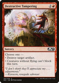 2020 Magic: The Gathering: Core Set 2021 (M21) - Destructive Tampering (#141, Common) (, Near Mint)