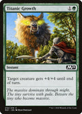 2020 Magic: The Gathering: Core Set 2021 (M21) - Titanic Growth (#210, Common) (, Near Mint)