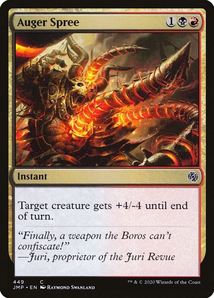 2020 Magic: The Gathering: Jumpstart (JMP) - Auger Spree (#449, Common) (, Near Mint)