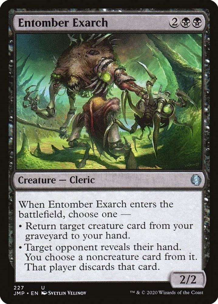 2020 Magic: The Gathering: Jumpstart (JMP) - Entomber Exarch (#227, Uncommon) (, Near Mint)