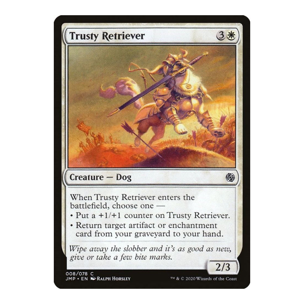 2020 Magic: The Gathering: Jumpstart (JMP) - Trusty Retriever (#8, Common) (, Near Mint)