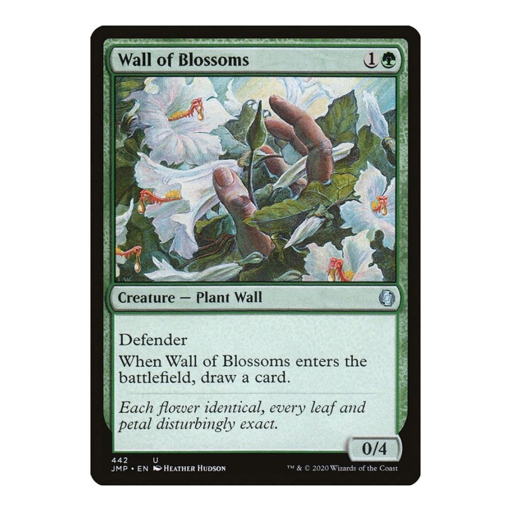 2020 Magic: The Gathering: Jumpstart (JMP) - Wall of Blossoms (#442, Uncommon) (, Near Mint)