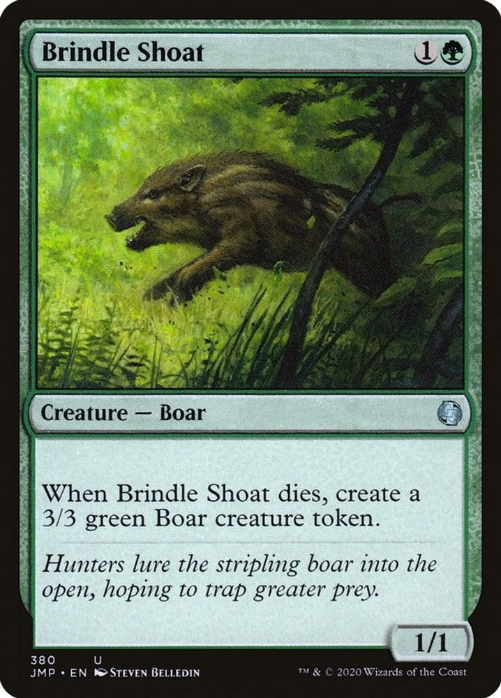 2020 Magic: The Gathering: Jumpstart (JMP) - Brindle Shoat (#380, Uncommon) (, Near Mint)