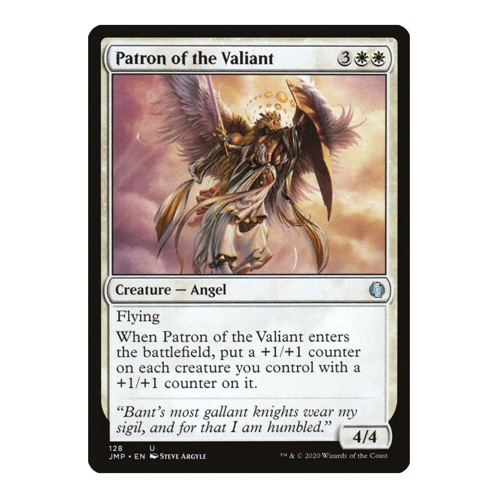 2020 Magic: The Gathering: Jumpstart (JMP) - Patron of the Valiant (#128, Uncommon) (, Near Mint)