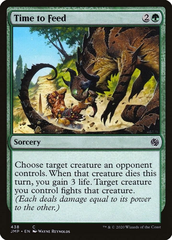 2020 Magic: The Gathering: Jumpstart (JMP) - Time to Feed (#438, Common) (, Near Mint)
