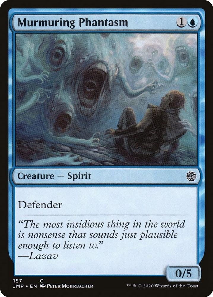2020 Magic: The Gathering: Jumpstart (JMP) - Murmuring Phantasm (#157, Common) (, Near Mint)