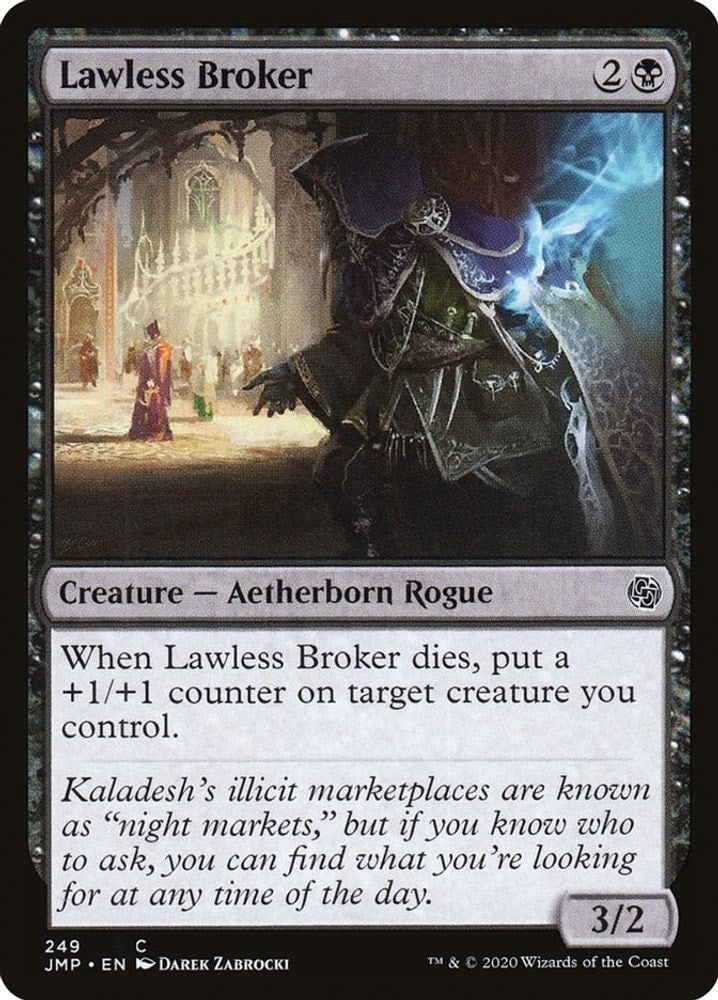 2020 Magic: The Gathering: Jumpstart (JMP) - Lawless Broker (#249, Common) (, Near Mint)