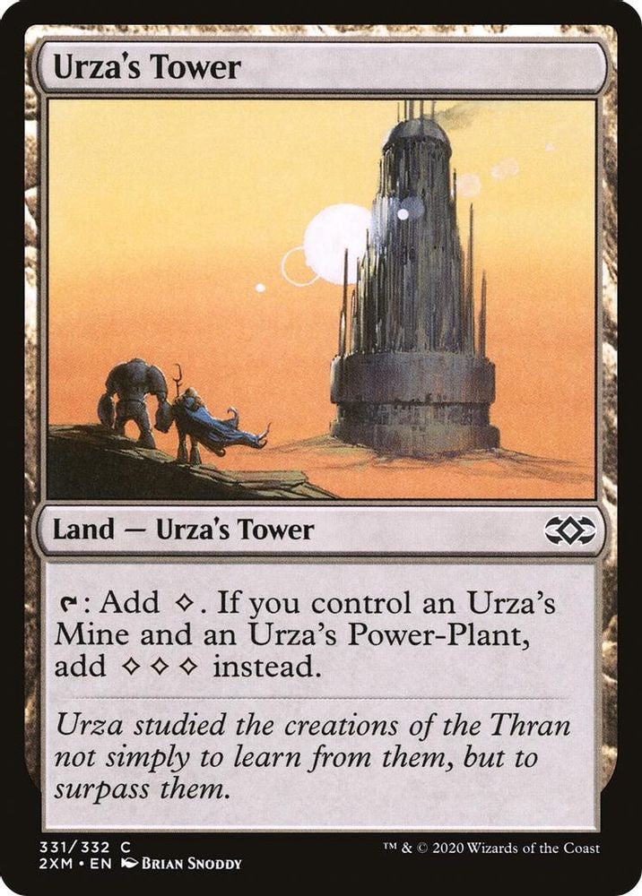 2020 Magic: The Gathering: Double Masters (2XM) - Urzas Tower (#331, Common) (, Near Mint)