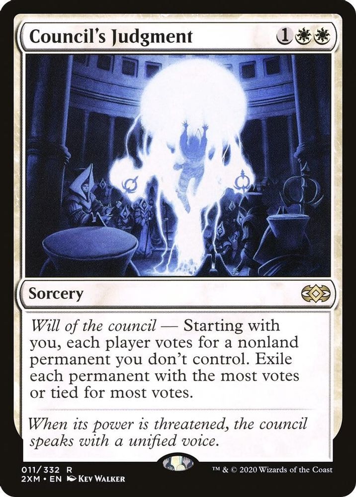 2020 Magic: The Gathering: Double Masters (2XM) - Councils Judgment (#11, Rare) (, Near Mint)