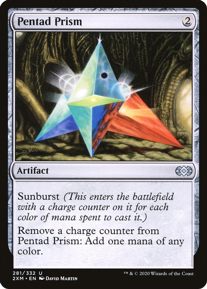 2020 Magic: The Gathering: Double Masters (2XM) - Pentad Prism (#281, Uncommon) (, Near Mint)