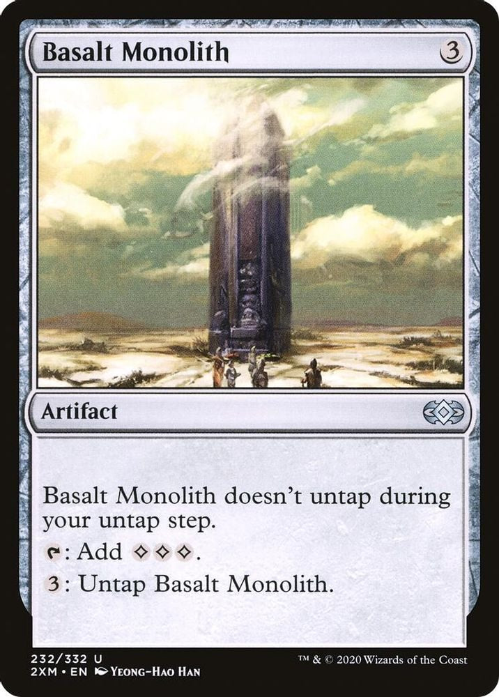 2020 Magic: The Gathering: Double Masters (2XM) - Basalt Monolith (#232, Uncommon) (, Near Mint)