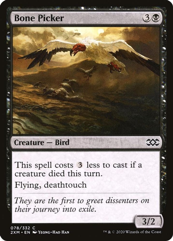 2020 Magic: The Gathering: Double Masters (2XM) - Bone Picker (#78, Common) (, Near Mint)