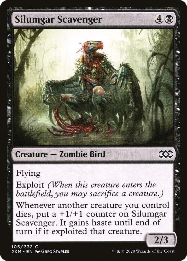 2020 Magic: The Gathering: Double Masters (2XM) - Silumgar Scavenger (#105, Common) (, Near Mint)