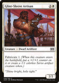 2020 Magic: The Gathering: Double Masters (2XM) - Glint Sleeve Artisan (#18, Common) (, Near Mint)