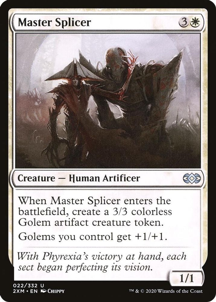2020 Magic: The Gathering: Double Masters (2XM) - Master Splicer (#22, Uncommon) (, Near Mint)