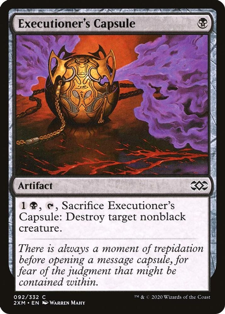 2020 Magic: The Gathering: Double Masters (2XM) - Executioners Capsule (#92, Common) (, Near Mint)