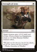 2020 Magic: The Gathering: Double Masters (2XM) - Strength of Arms (#33, Common) (, Near Mint)