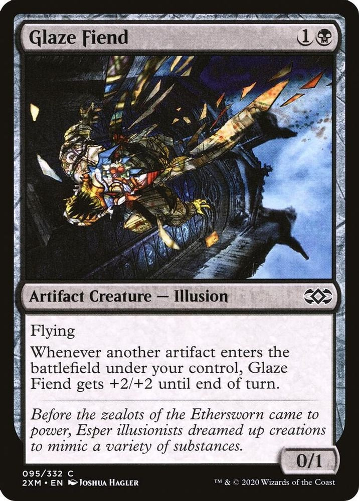 2020 Magic: The Gathering: Double Masters (2XM) - Glaze Fiend (#95, Common)