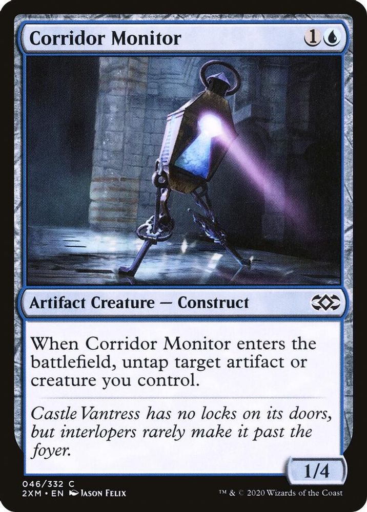 2020 Magic: The Gathering: Double Masters (2XM) - Corridor Monitor (#46, Common) (, Near Mint)