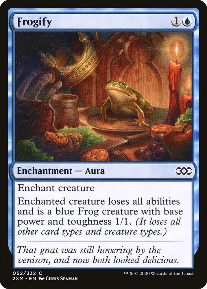 2020 Magic: The Gathering: Double Masters (2XM) - Frogify (#52, Common) (, Near Mint)