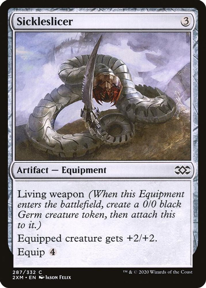 2020 Magic: The Gathering: Double Masters (2XM) - Sickleslicer (#287, Common) (, Near Mint)
