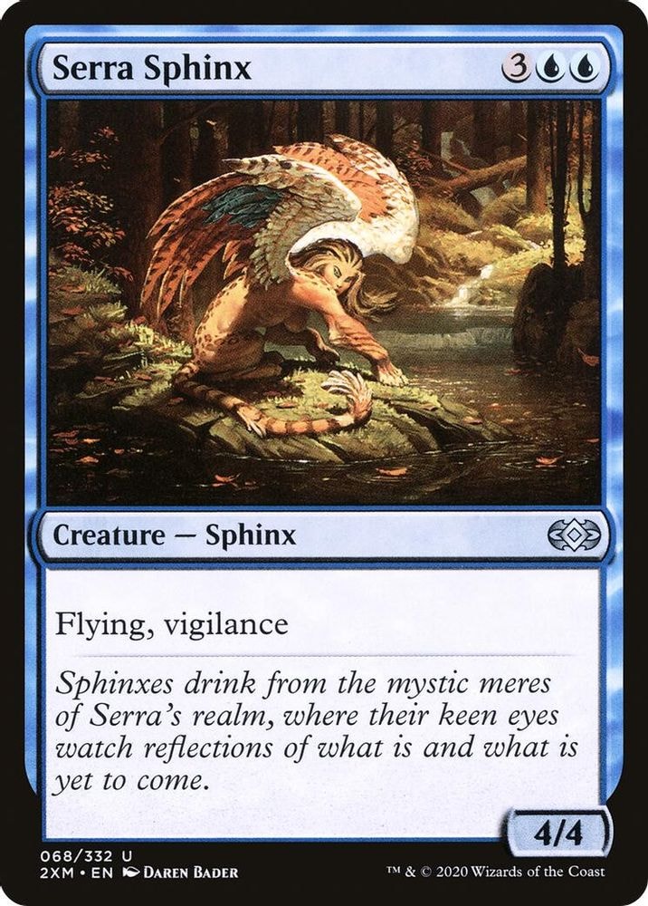 2020 Magic: The Gathering: Double Masters (2XM) - Serra Sphinx (#68, Uncommon) (, Near Mint)