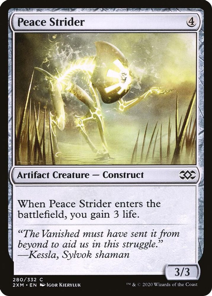 2020 Magic: The Gathering: Double Masters (2XM) - Peace Strider (#280, Common) (Foil, Near Mint)