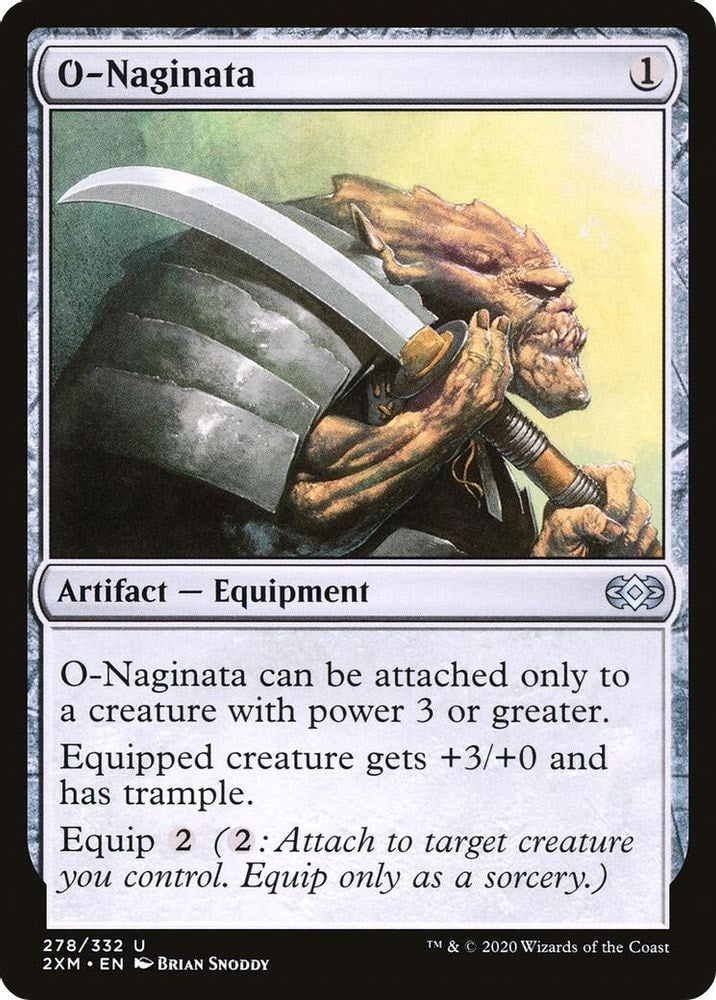2020 Magic: The Gathering: Double Masters (2XM) - O Naginata (#278, Uncommon) (, Near Mint)