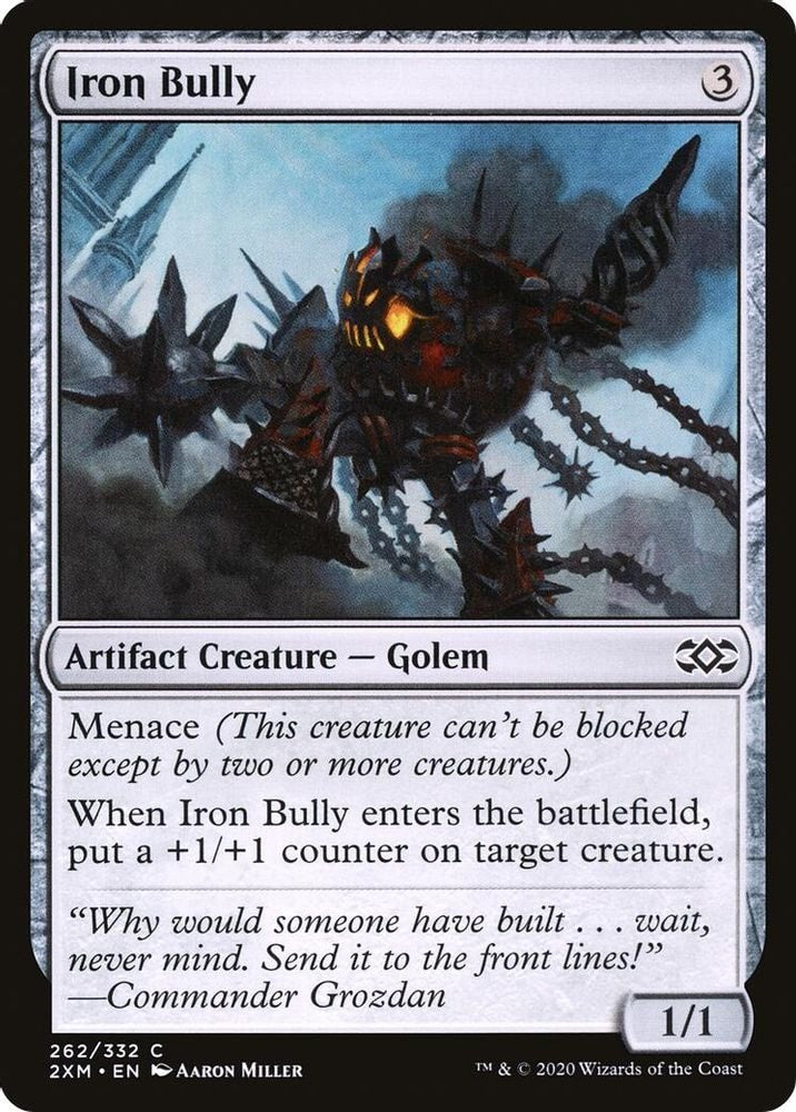 2020 Magic: The Gathering: Double Masters (2XM) - Iron Bully (#262, Common) (, Near Mint)