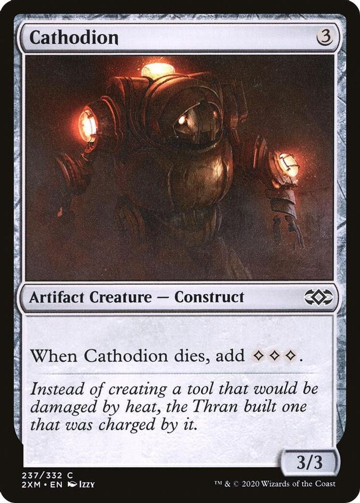 2020 Magic: The Gathering: Double Masters (2XM) - Cathodion (#237, Common) (, Near Mint)
