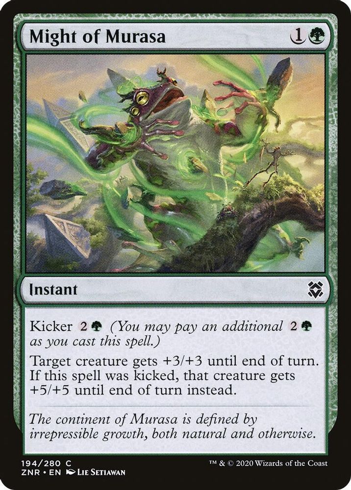2020 Magic: The Gathering: Zendikar Rising (ZNR) - Might of Murasa (#194, Common)