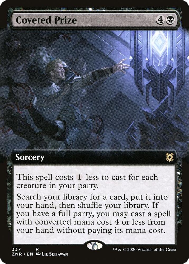 2020 Magic: The Gathering: Zendikar Rising (ZNR) - Coveted Prize Extended Art (#337, Rare) (, Near Mint)