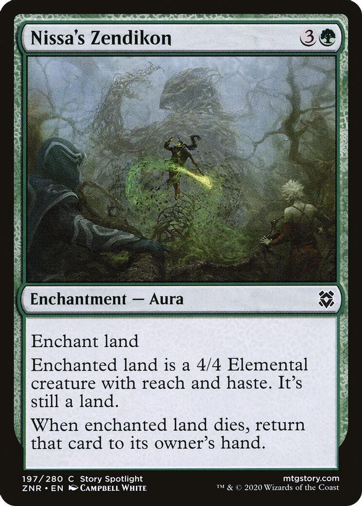 2020 Magic: The Gathering: Zendikar Rising (ZNR) - Nissas Zendikon (#197, Common) (, Near Mint)