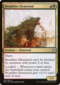 2020 Magic: The Gathering: Zendikar Rising (ZNR) - Brushfire Elemental (#221, Uncommon) (, Near Mint)