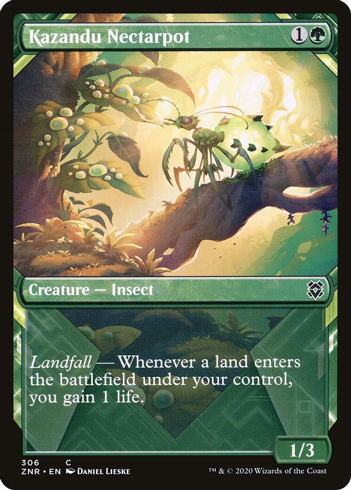 2020 Magic: The Gathering: Zendikar Rising (ZNR) - Kazandu Nectarpot Showcase (#306, Common)