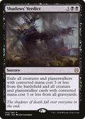 2020 Magic: The Gathering: Zendikar Rising (ZNR) - Shadows Verdict (#124, Rare) (, Near Mint)