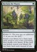 2020 Magic: The Gathering: Zendikar Rising (ZNR) - Reclaim the Wastes (#200, Common)